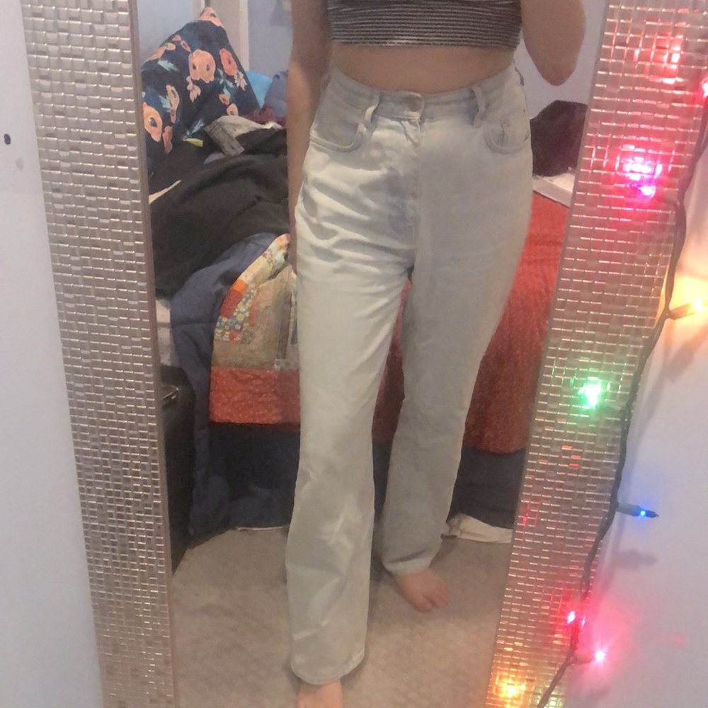 Urban Outfitters Light Blue Flare Jeans